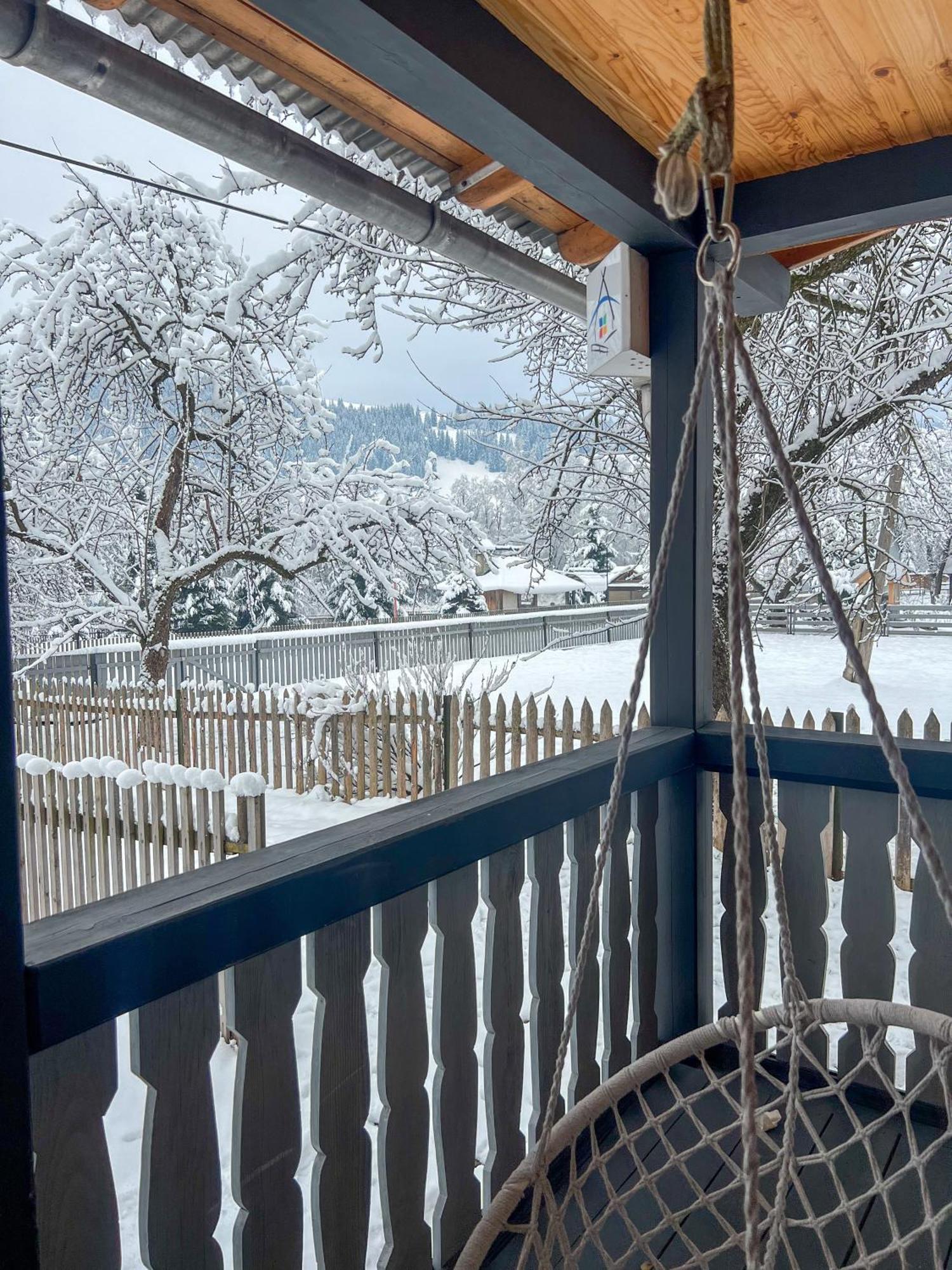 Котедж Шум Черемоша На Березі Річки Verkhovyna Esterno foto